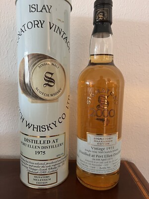 1975 Port Ellen Signatory 43% Millenium Edition