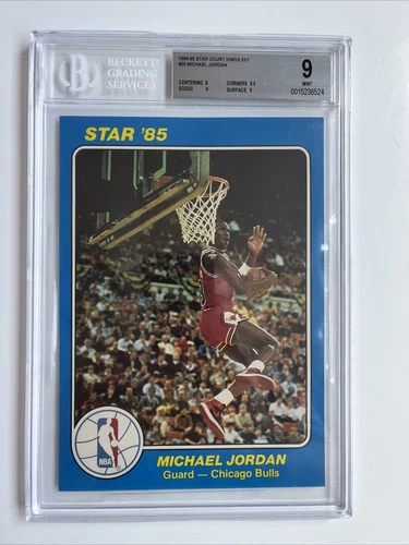 Michael Jordan 1984 #26 BGS 9 Court Kings Beautifully Centered!
