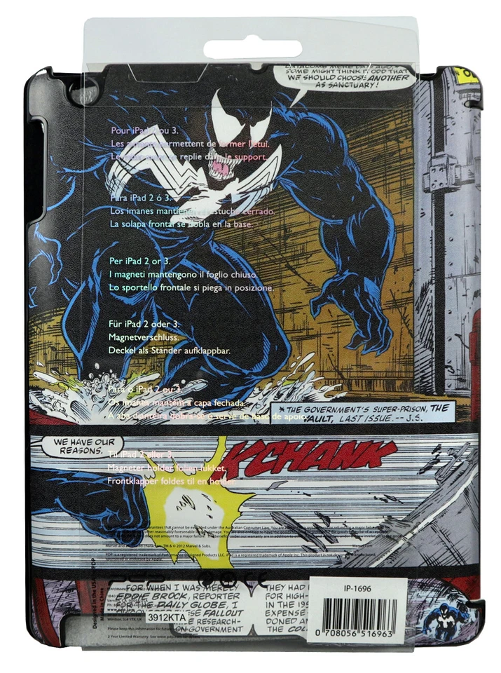 iPad 2 & 3rd Gen Marvel Amazing Spider-Man Venom Protective Folio Case McFarlane - Image 2 of 3
