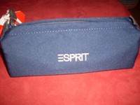 Esprit Pecil Case Tube / Schlamperolle Blau Mit Ufo (Neu) (La)