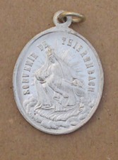 Medalla de peregrino - Conmemoración de la peregrinación a Thierenbach / Alsacia - (AQ24)