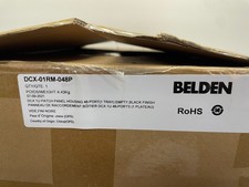 Belden DCX-01RM-048P DCX 48-Port Rack Mount Patch Panel Housing, 1U, Black