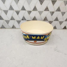 Vintage 1980s Deka NJ Plastic Pac Man Cereal Bowl