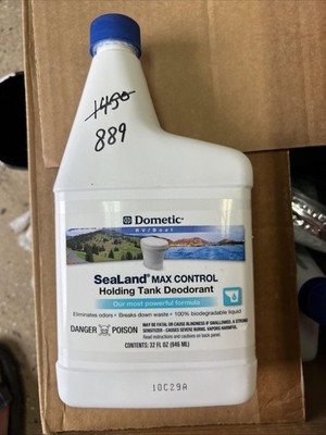 Dometic SeaLand Max Control 32 Oz Holding Tank Deodorant RV Boat Biodegradable