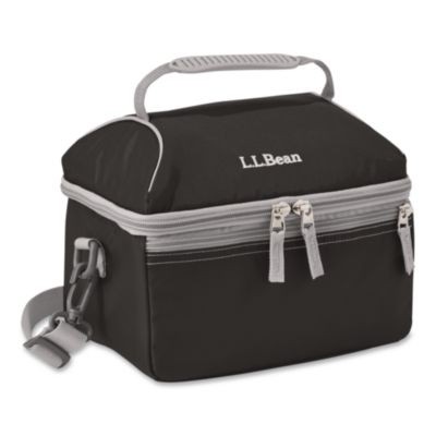 L.l.bean Inc. 0SUL710000 Flip-top Insulated Lunch Box, 9 X 5 X 7, Black