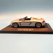 MINICHAMPS Porsche Carrera GT 2003 Silver 1:43 Diecast Model Car w/ Case