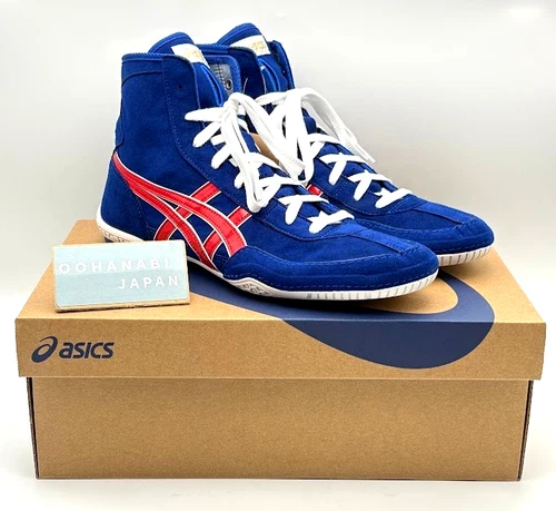 ASICS 1083A001 EX-EO Boxing Wrestling Shoes TWR900 Successor Blue Red White New