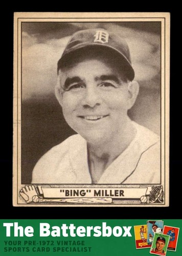 Bing Miller #137 1940 Play Ball card