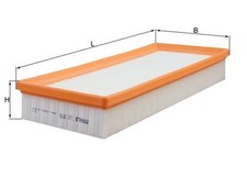 Luftfilter MAHLE LX 978 Filtereinsatz für FORD LTI TX B4Y B5Y MONDEO BWY 3 16V