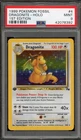 Pokemon Dragonite Holo Fossil 4/62 1st Edition PSA 9 Mint