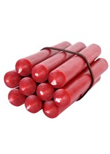 Stabkerze, Glatt, 180 x 22 mm, Set aus 10 Stk, Mittelalter Kerzen, Laternenkerze