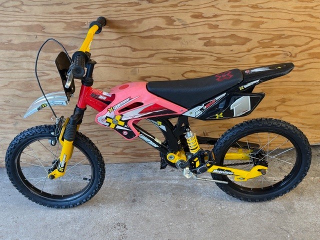 Vintage Kent X-Games 16" Motobike Motocross BMX Bike Bicycle Racing Moto Bike