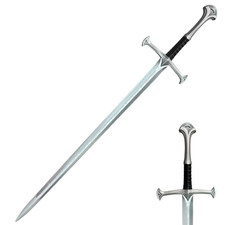 42" Foam Medieval Long Sword Replica   Lightweight PU Foam Fantasy Knight Sword