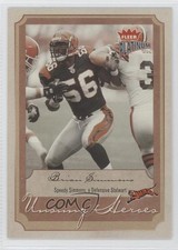 2002 Fleer Platinum Unsung Heroes Finish 22/100 Brian Simmons #202 0a7