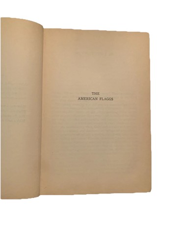 1936 Antique Novel Book "The American Flaggs" 1st Edition Hardcover - Imagen 8 de 9