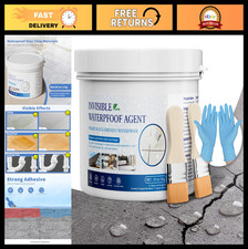 Waterproof Leak Repair Adhesive - Invisible Coating for Roofs, Walls, Bathrooms