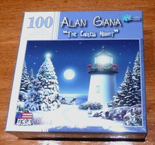 Alan Giana THE ENDLESS NIGHT 100 pc jigsaw puzzle BRAND NEW 9"x12"