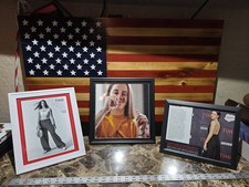 💎 Nice Lot Of 3 Caitlin Clark Framed Wall Hangers  Clips From The Chronicled 💎