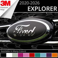 Bocadecals Emblem Insert Decal Overlays For 2020-2026 Ford Explorer Set Of 2 Bocadecals Emblem Insert Decal Overlays For 2020-2026 Ford Explorer Set Of 2