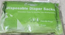 Usboo Baby Disposable Bags,600 Count Oxo-Biodegradable Diaper Sacks