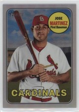 2018 Topps Heritage High Number Chrome Refractor 516/569 Jose Martinez 14lm