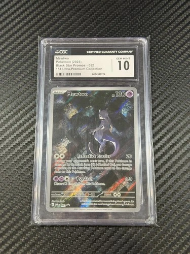 2023 POKEMON SVP EN-SV PROMO 151 ULTRA-PREMIUM COLLECTION #052 MEWTWO CGC 10