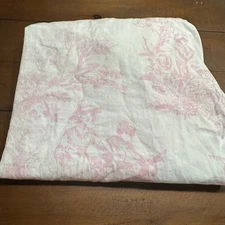 Sweet Jojo Designs Pink Toile Scene Cotton Fitted Sheet Bassinet Size Baby