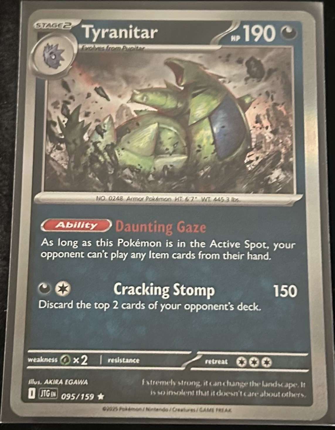 Tyranitar 095/159 Sv09: Journey Together Reverse Holo