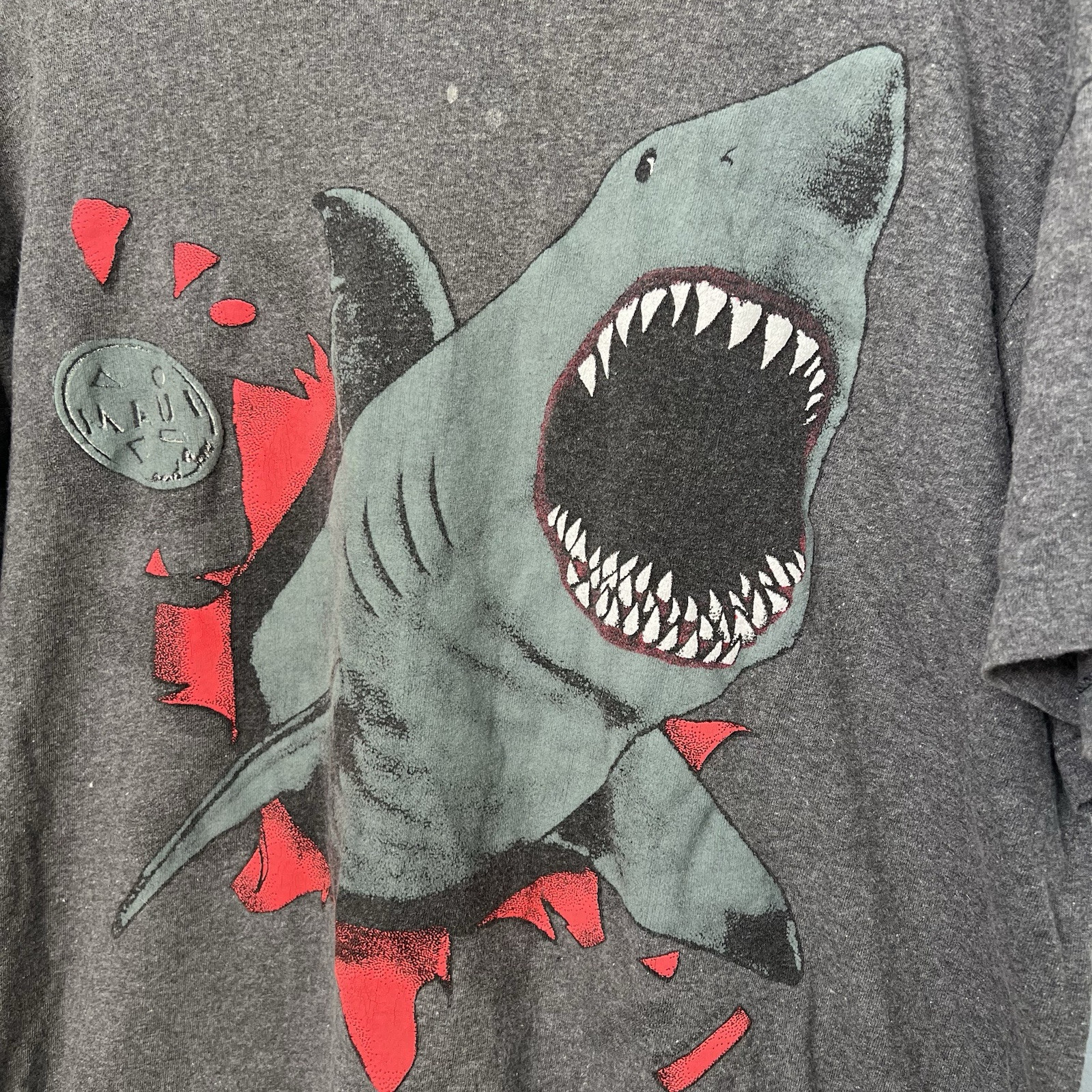 80s Maui And Sons Sharkman Surf T Shirt | Flying Apple Vintage