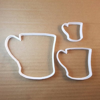 Becher Tasse Getränk Kaffee Tee Form Ausstecher Teig Keks Gebäck Fondant scharf