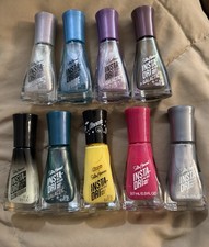 Lot 9 Sally Hansen Insta-Dri Nail Polish 563 303 738 115 733 113 111 756 109 d