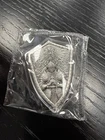Shield Shape Silver Bullion Bar 2oz SILVER - with CRACKED Capsule