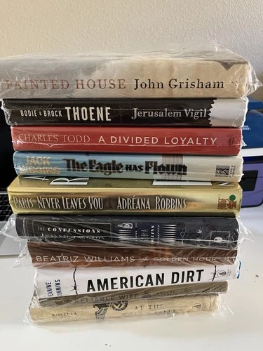 Hardcover books Historical Fiction set of 10 Mostly New