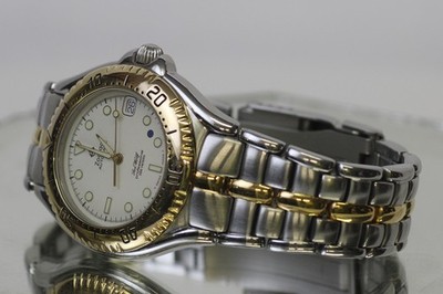 Zodiac Seawolf Two Tone Case # 506.56.48 in box, with spare links