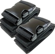 39 Inch Car Battery Tie Down Straps, Adjustable Box 2PCS, Black