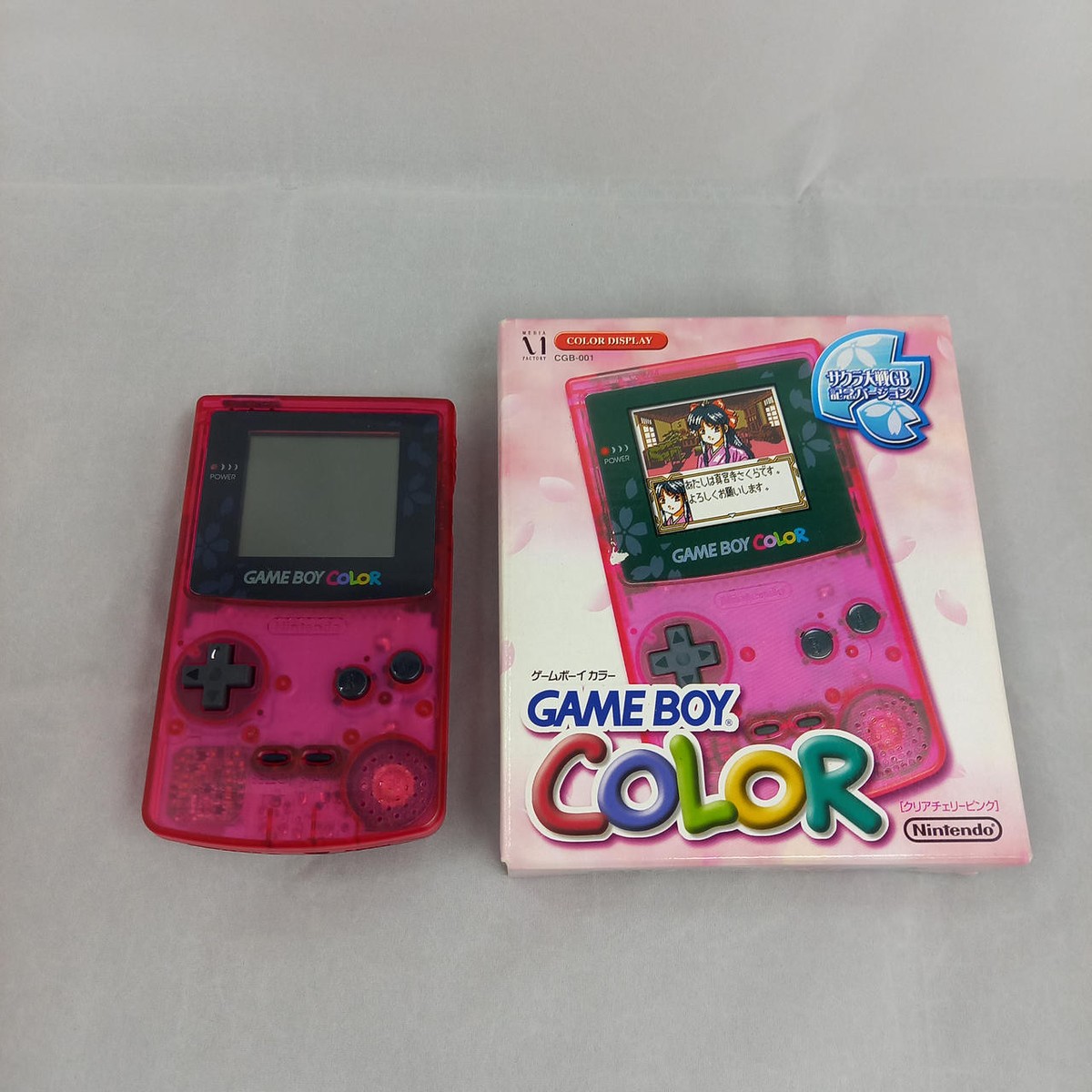 ゲームボーイカラーチェリーピンク サクラ大戦GB発売記念