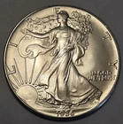 🇺🇸1986 1 Troy oz America Silver Eagle (BU) $1 USD 1st In The Series 0.999 Fine