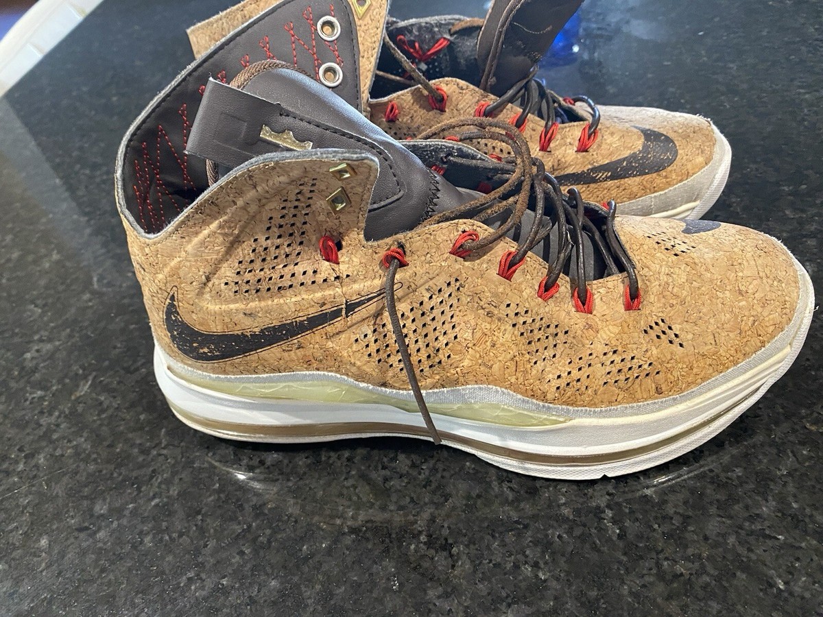 未使用NIKE ナイキ LEBRON10 EXT CORK QS US10.5 Buy LeBron 10 EXT QS 'Cork' - 580890 200 | GOAT
