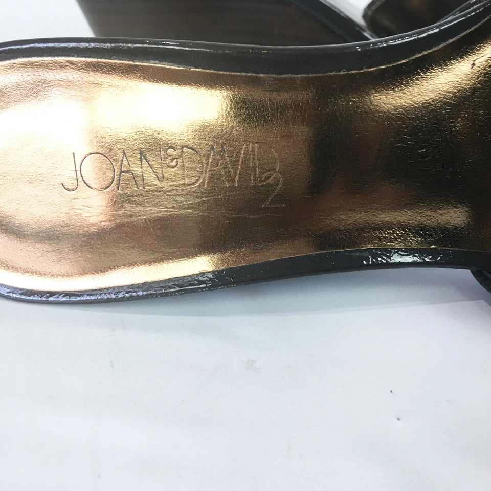 Sandalias de tacón Joan and David para mujer 6,5 charol marrón Foto 2 de 4