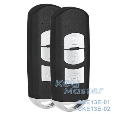 2x for Mazda 3 6 2014 2015 2016 2017 Smart Remote Key Fob SKE13E-01 /SKE13E-02