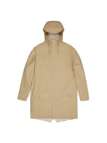 Chaqueta RAINS Modelo La Largo Chaqueta Impermeable Y Unisex, Color Beis