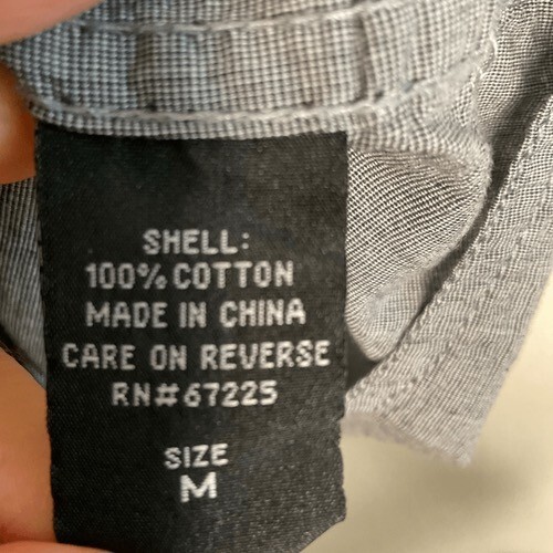 Ocean Current Button Up Short Sleeve Wrinkle Free Camp Shirt Men Size Medium Gra - Picture 3 of 11