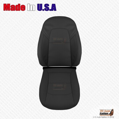 2020 2021 2022 FITS Tesla Model Y Long Range Driver Bottom & Top Vinyl Cover Blk