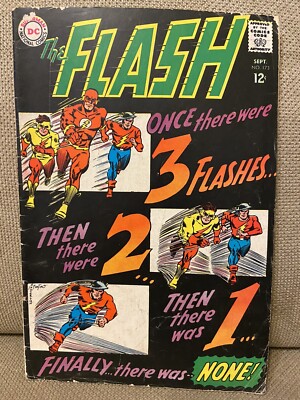 THE FLASH #173 (DC 1967) SILVER AGE! GOOD JAY GARRICK FLASH, KID FLASH