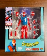 AUTHENTIC Mafex Marvel Spider-Man Scarlet Spider Costume  186 Used With Box JP