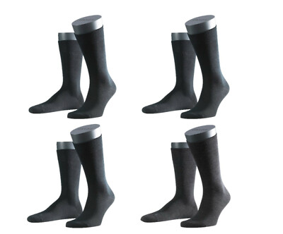 Falke 4 x Herren Socken Gr. 47 - 50  UVP 64,00 Sensitive Berlin Strümpfe M162a