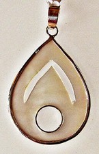 المجوهرات — Pendente madreperla