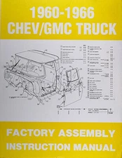 Chevrolet GMC Pickup Truck Assembly Manual 1966 1965 1964 1963 1962 1961 1960