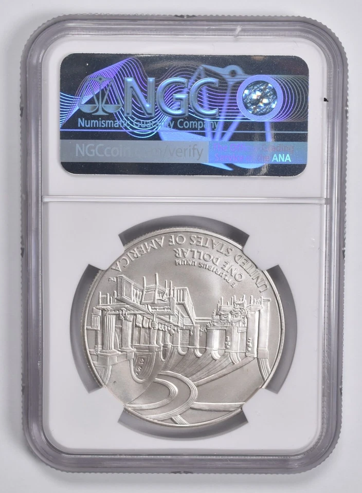 MS70 2005-P John Marshall Commemorative Dollar NGC Brown Label - Image 2 of 4