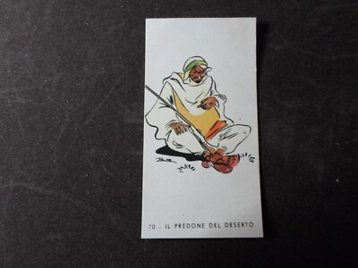 No. 70 THE PREDONE DEL DESERTO figurines 4 musketeers perugina buitoni 1936